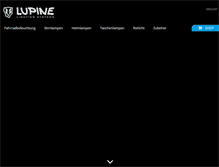 Tablet Screenshot of lupine.de
